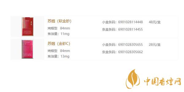 蘇煙系列怎么樣 2021蘇煙種類(lèi)大全價(jià)格表和圖片一覽